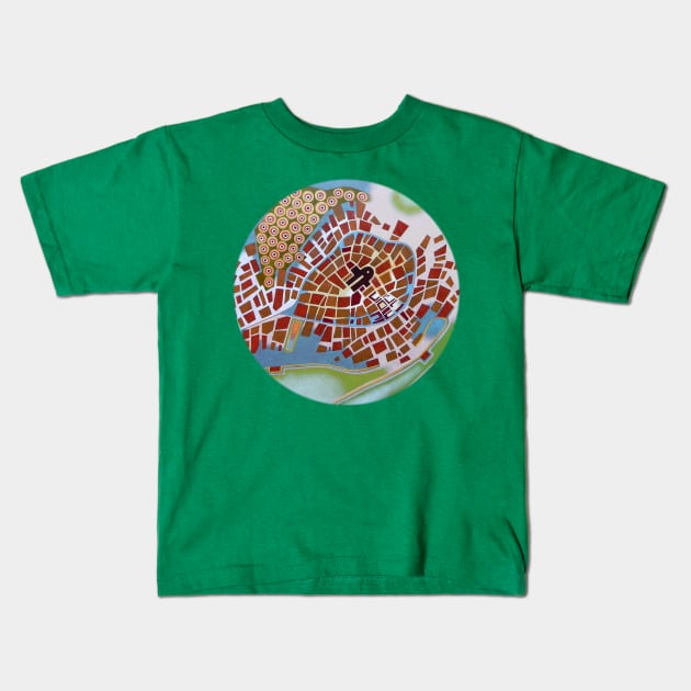 A journey to Italy, Abriola Kids T-Shirt by federicocortese